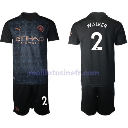 Maillot de Foot Manchester City Kyle Walker 2 Extérieur 2020-21 - Enfant